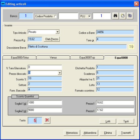 Software gestionale per bilance Zenith System