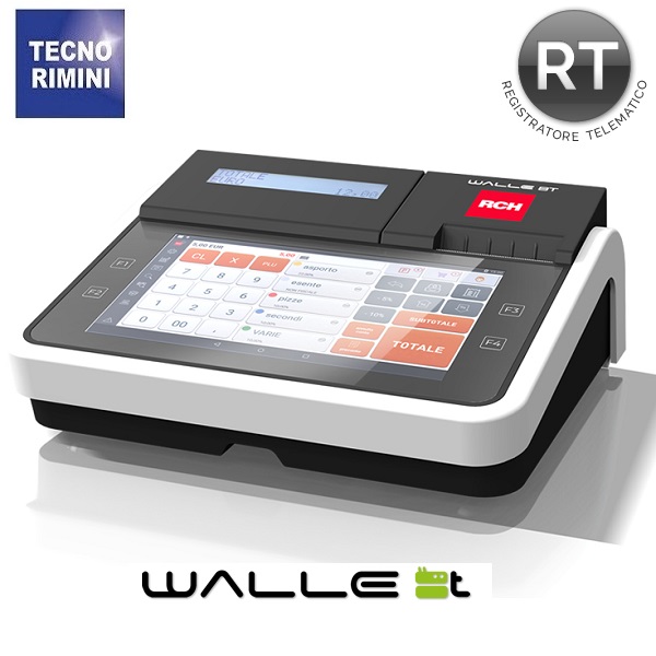 Registratore telematico RCH touch Walle8T